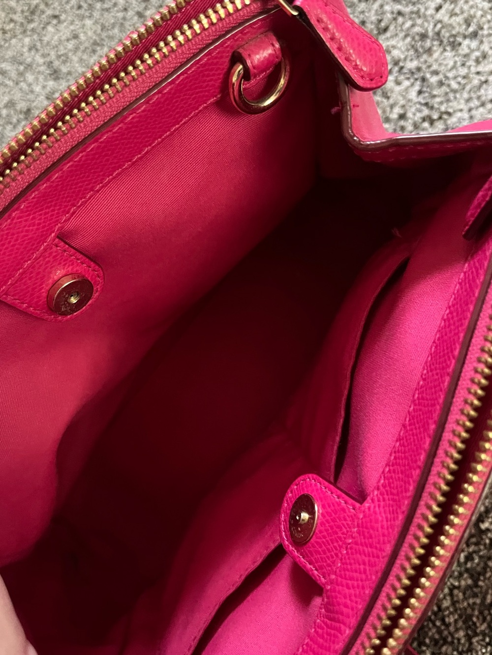 Coach Christie Mini Carryall Hot Pink Coach Crossbody Satchel - Picture 8 of 16